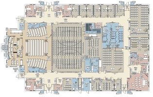 Vineyard 300 Stake Center, Floor Plan
